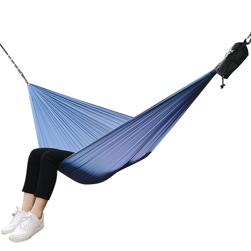 Cheap Goat Tents Portable Hammock Outdoor Garden Sports Home Travel Camping Swing Stripe Canvas Hang Bed Hammock Tents 